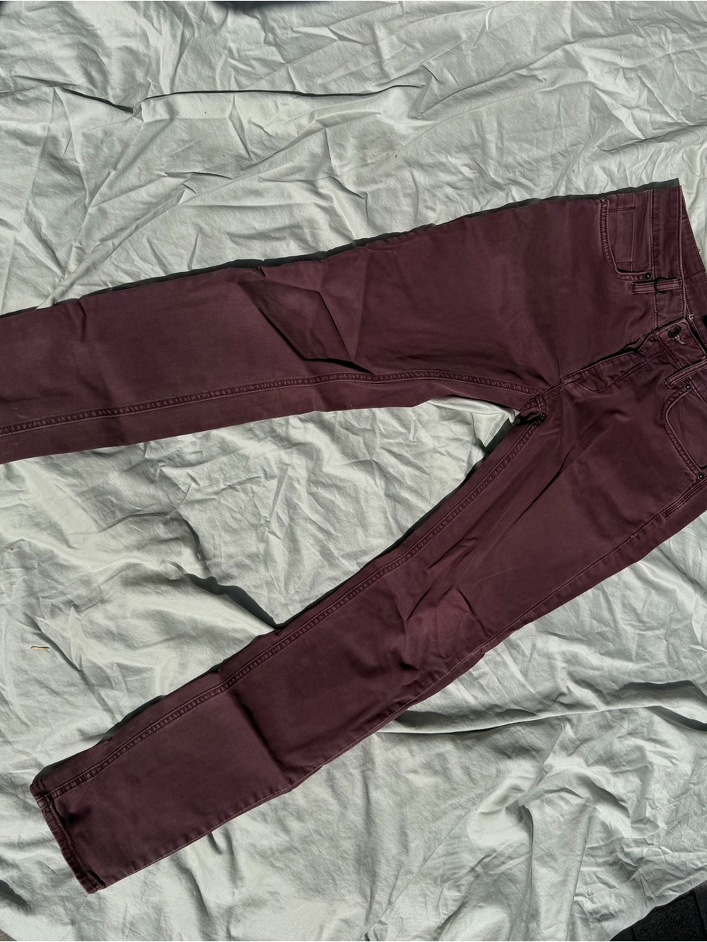 Neuw Slim Jeans in Deep Burgundy